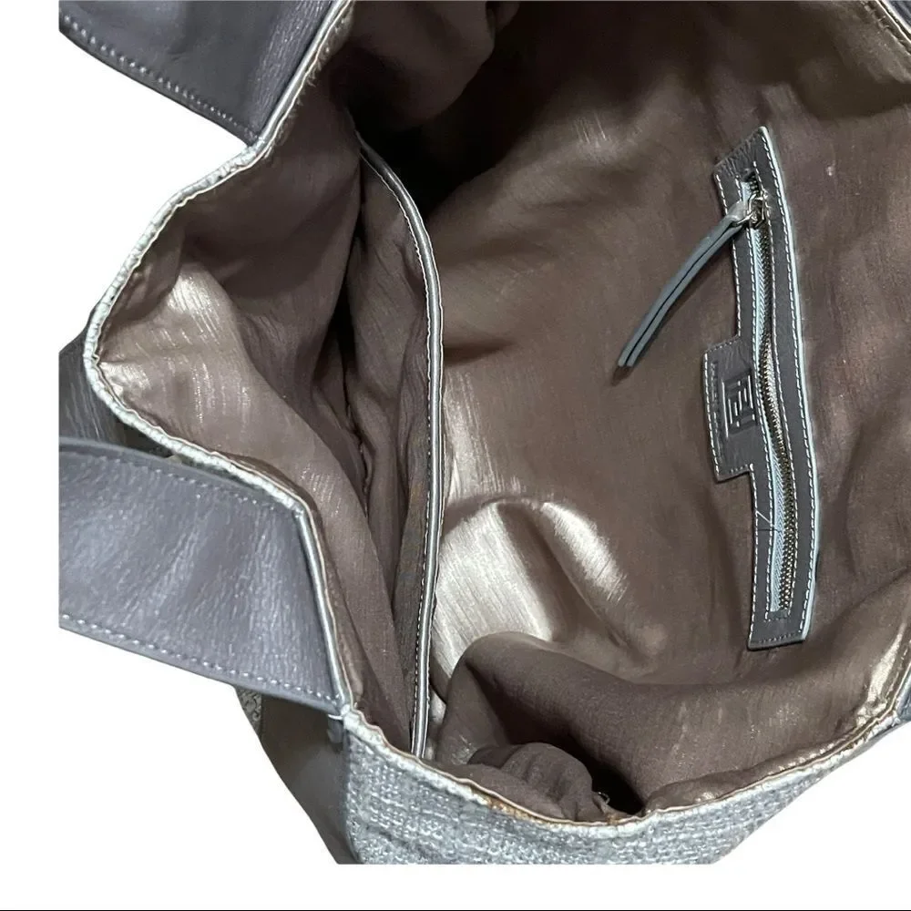 Parker Daniels Silver/Gray Tote Bag